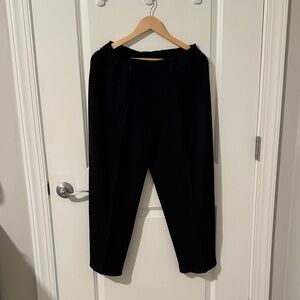Pleated Black Pants